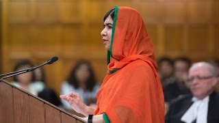 Malala Yousafzai becomes honorary Canadian [upl. by Serene401]