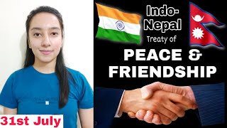 31st July  IndoNepal Treaty of Peace amp Friendship  PrachiEd  Prachi Verma  ThisDayInHistory [upl. by Tamis]