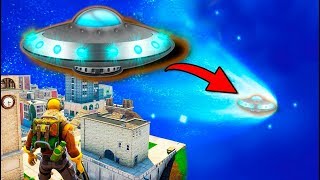 NO ES UN METEORITO FORTNITE Battle Royale Teoria de Nave Espacial y Aliens [upl. by Eniamerej654]