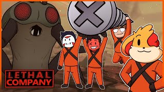 LETHAL COMANY BUT CUTE MODDED LETHAL COMPANY wCARTOONZ DELIRIOUS amp KYLE [upl. by Schroer]