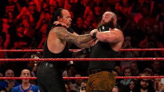 Goldberg drops The Undertaker with two brutal Spears WWE Super ShowDown 2019 [upl. by Cliff]