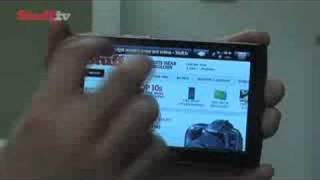 Archos 5 PMP video review from Stufftv  the gadget guide [upl. by Weslee]