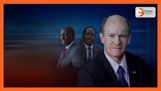 Azimio leader Raila meets us Senator Chris Coon [upl. by Mellisent]