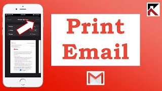 How To Print Email From Gmail App [upl. by Hareehat]