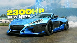 NEW FASTEST CAR 2300HP Rimac Nevera in The Crew Motorfest [upl. by Novyert577]