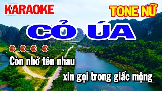 Karaoke Cỏ Úa Tone Nữ Nhạc Sống Beat Mới Nhất  Ka Ra Ô Kê Nhạc Trữ Tình [upl. by Aierbma]