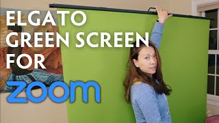 ZOOM How to Green Screen  Virtual Background [upl. by Lenny]