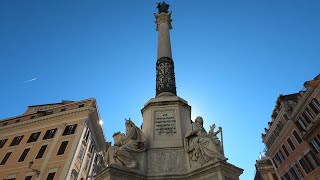 Morning walk Via Veneto  Piazza di Spagna  Villa Borghese  Rome Italy  4K 50 fps [upl. by Selwyn]