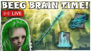 BEEG BRAIN TIME  Elden Ring Sorcery Run [upl. by Ahsiet]