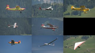 OldtimAIR Flugparade Stanserhorn 2022  Pilatus PC6 Porter YETI  Slepcev Storch  Aviat Husky [upl. by Sammie]