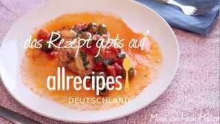 Rezept Hähnchenschlegel mit Oliven Tomaten und Kräutern Pollo Cacciatore [upl. by Perrin602]