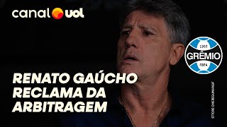 ATLÉTICOMG X GRÊMIO RENATO GAÚCHO RECLAMA DA ARBITRAGEM EM DERROTA VAR APITA O JOGO [upl. by Kadner564]