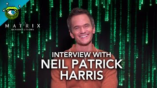 The Matrix Resurrections  Interview with Neil Patrick Harris aka Thomas Andersons Therapist [upl. by Lehcin665]