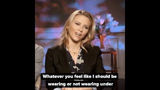 Scarlett Johansson puts this interviewer firmly in his place [upl. by Ayimat]