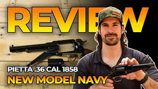 Muzzleloader Review  36 Cal Pietta™ 1858 New Model Navy muzzleloader pietta reviews [upl. by Roper768]