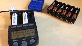 Sanyo Eneloop Battery Voltage and Capacity [upl. by Eardnoed412]