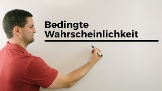 Bedingte Wahrscheinlichkeit Beispiel Mathe mögen  Mathe by Daniel Jung [upl. by Oruasi]