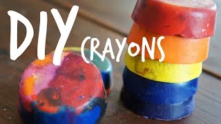 How to Make Crayons From Recycled Crayons [upl. by Kellina580]