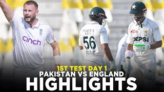 Full Highlights  Pakistan vs England  1st Test Day 1 2024  PCB  M3G1K [upl. by Eiralc]