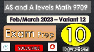 MATHEMATICS 970912  P1  Q10  FebMarch 2023  Gradient amp Curve Equation Solved [upl. by Pansie235]