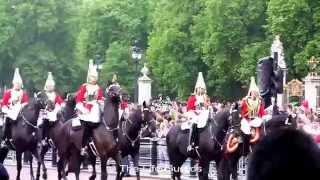 Trooping The Colour  13 June 2015  The Mall  PART 2 [upl. by Ylera29]