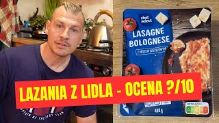 LAZANIA z LIDLA  obiad na szybko  Test i Ocena [upl. by Blaze]