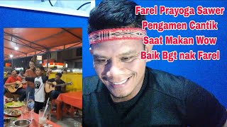 NobarYukReaction Farel Prayoga Sawer Pengamen Cantik Saat Makan Wow Baik Bgt nak Farel [upl. by Cartwright]