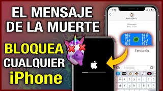 ESTE MENSAJE MATA A CUALQUIER iPhone 😱 LO BLOQUEA AL 100 [upl. by Relyk]