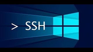 Install openSSH server on Windows 10 [upl. by Zoie749]