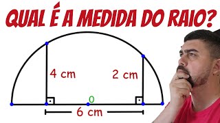 💥🔥ESSA QUESTÃO GERA MUITA DÚVIDA NOS CONCURSOSGEOMETRIA PLANACIRCUNFERÊNCIATEOREMA DE PITÁGORAS📚🎥 [upl. by Ahsitauq903]