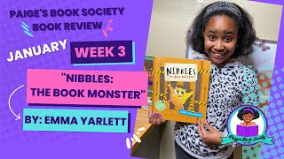 Book Review quotNibbles The Book Monsterquot by Emma Yarlett [upl. by Eniahs173]