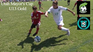 Utah Mayors Cup 2024  U13 Gold Tournament Soccer [upl. by Hollander]