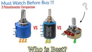 Potentiometer comparison  Variable resistor cheap vs expensive [upl. by Teleya327]