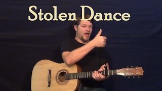 Stolen Dance Milky Chance Guitar Lesson How to Play Strum Fingerstyle [upl. by Ahtaela]