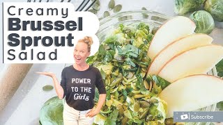 Creamy Brussel Sprouts Salad [upl. by Canon]