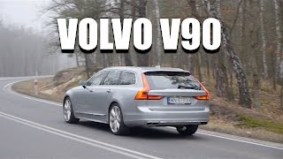 Volvo V90 D5 PL  test i jazda próbna [upl. by Ttelrats]