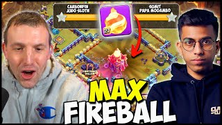 I Maxed Fireball To Do This in War with Judo Sloth vs Sumit [upl. by Maudie]