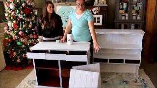 Chalk Painting Furniture  Beginner Tips [upl. by Atonsah700]