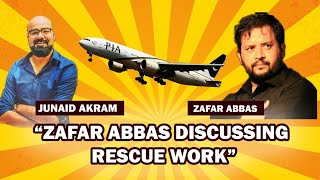 Zafar Abbas Discussing Rescue Work  Junaid Akram [upl. by Tnomyar]