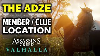 The Adze Order Member amp Clue Location  AC Valhalla Order of the Ancients Guide [upl. by Ajat546]