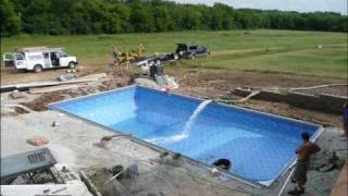 Building an Inground Swimming Pool on Rock Penguin Pools [upl. by Deste]