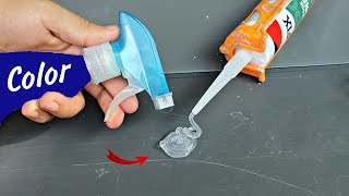 Mix SILICONE and COLOR and you will be amazed at the result Few people know this method [upl. by Chavey644]