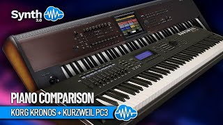 KORG KRONOS  KURZWEIL PC3  PIANO COMPARISON [upl. by Assenov]