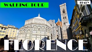 4K ITALY FLORENCE WALKING TOURWŁOCHY SPACER PO STOLICY TOSKANII FLORENCJA 3 [upl. by Lynnet]