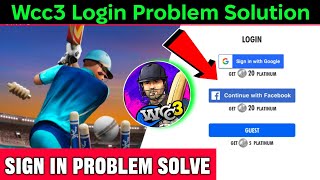 wcc3 login problem  wcc3 signing in please wait  wcc3 sign in problem  wcc3 loading problem [upl. by Brittney]