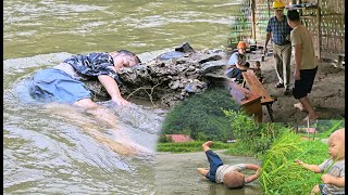 Single mother  director mobilizes human resources to find single mother swept away by floodwaters [upl. by Terryl]