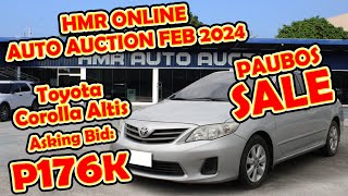 364K PICK UP  PAUBOS SALE NA FEB 2024 HMR ONLINE AUTO AUCTION [upl. by Eelegna]