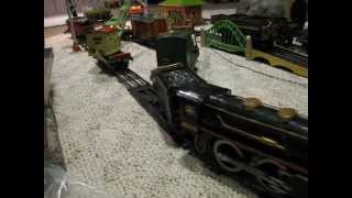 Christmas 390e Lionel Standard Gauge Layout In Action [upl. by Nalyad858]