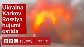 Украина Россия Харькoв марказини бомбалади  энди нима қилмоқчи BBC News Ozbek [upl. by Gudren]