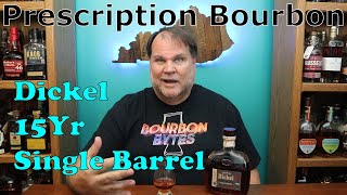 Dickel 15 Year Single Barrel Tennessee Whiskey Review bourbon [upl. by Esinev]